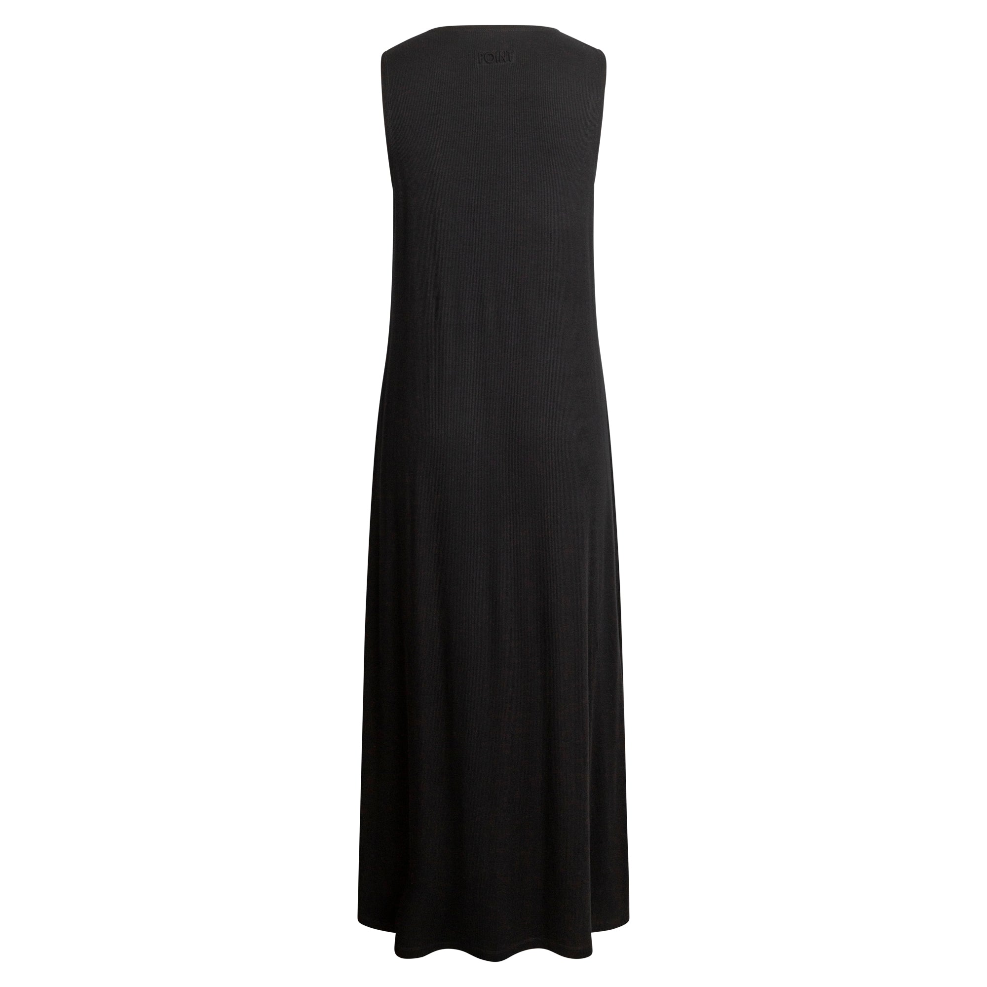 A-line Crew Dress-Point Black