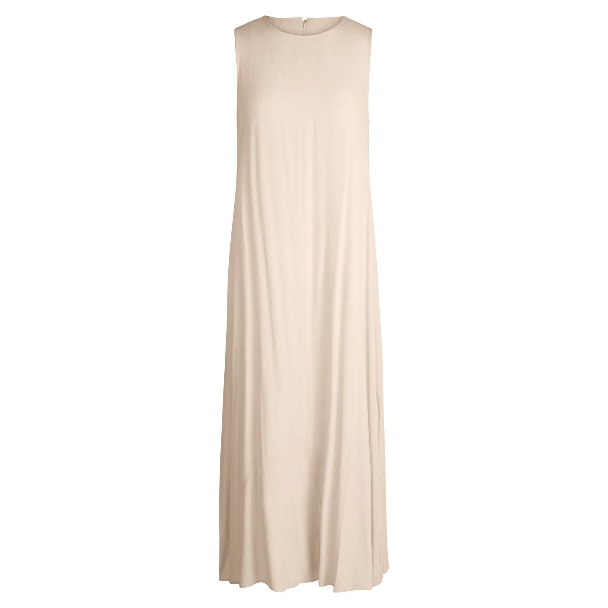A-line Crew Dress-Point sand