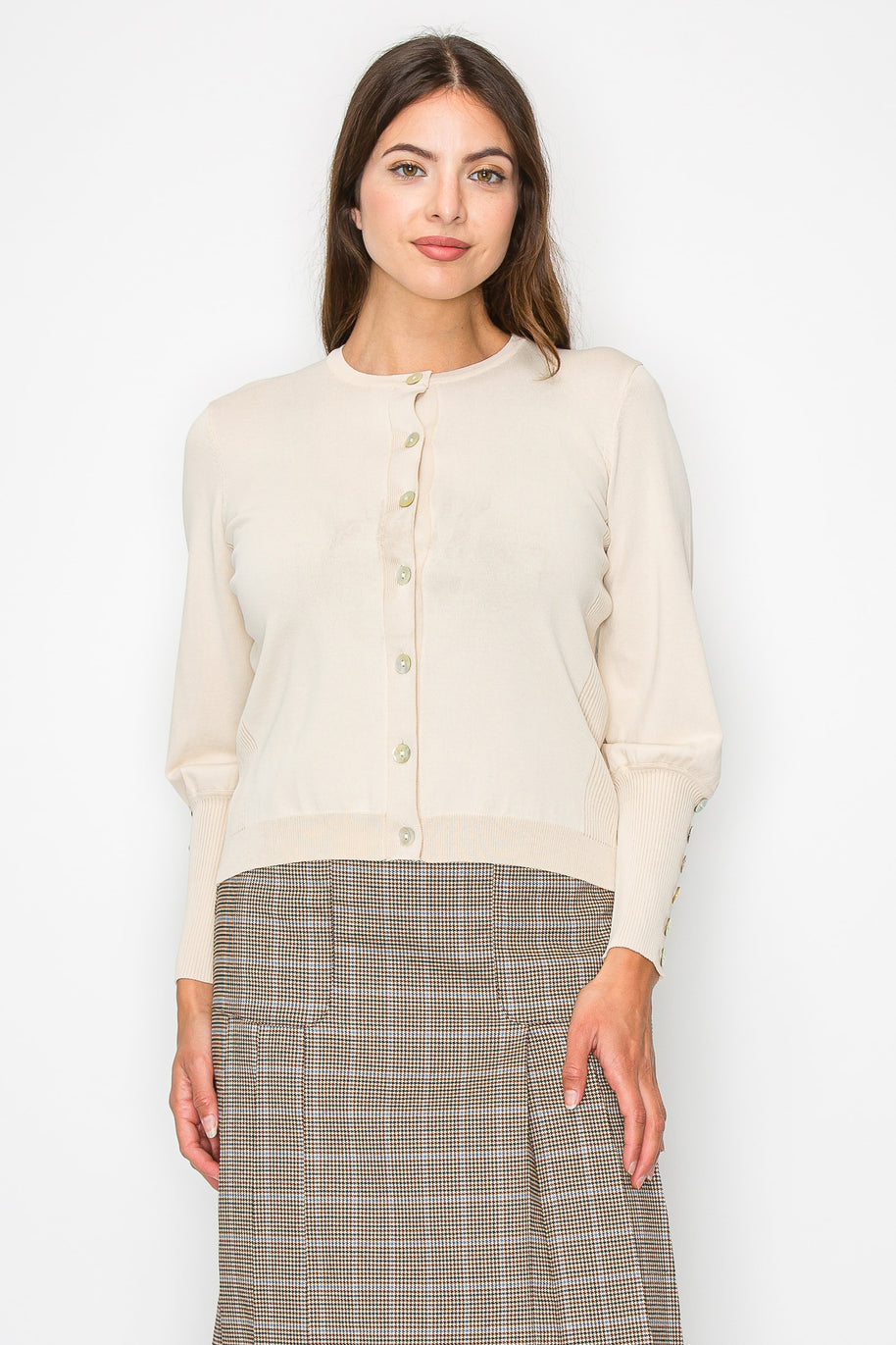 Puff Rib Cuff Sweater - Yal