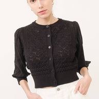 HENDRY 3/4 SLEEVES CARDIGAN ￼