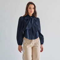 AT3430 Tie neck blouse