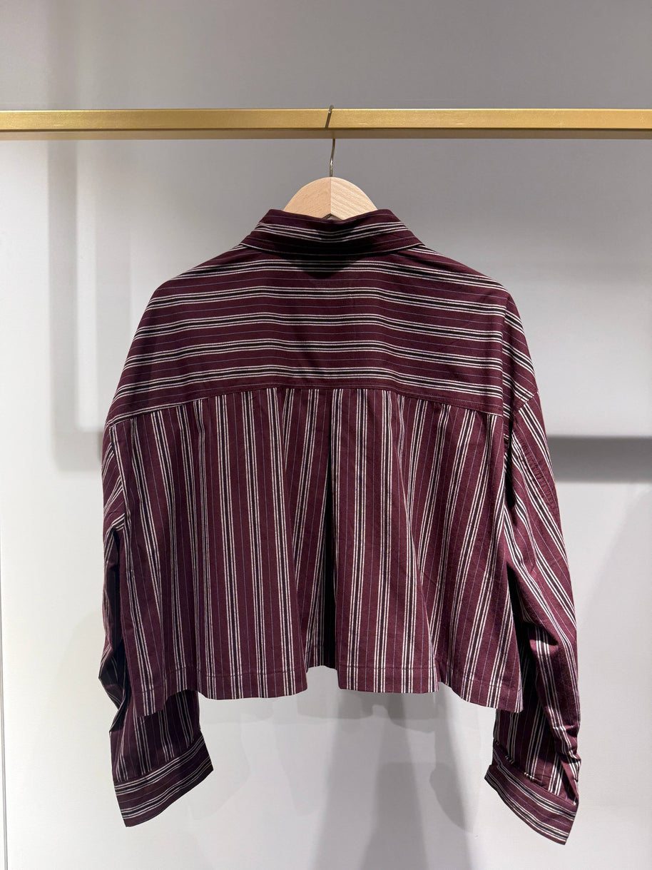 Abby striped cotton shirt