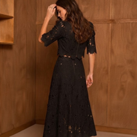 Chloé long lace skirt