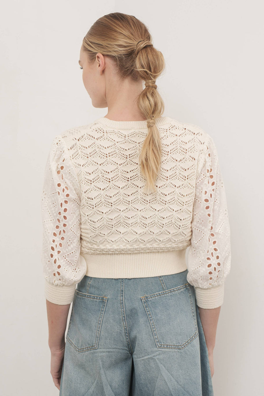 HENDRY 3/4 SLEEVES CARDIGAN ￼