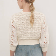 HENDRY 3/4 SLEEVES CARDIGAN ￼