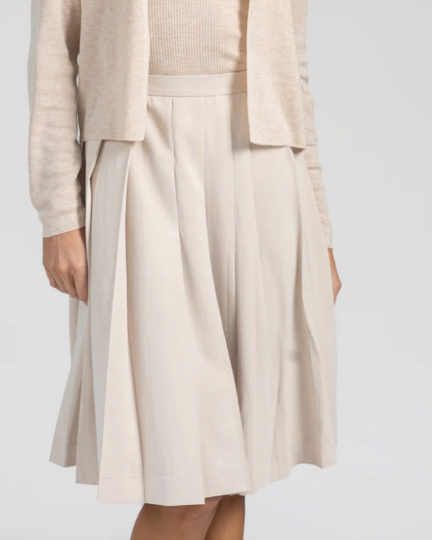 Cream crepe Skirt- Loup - Fringe Boutique