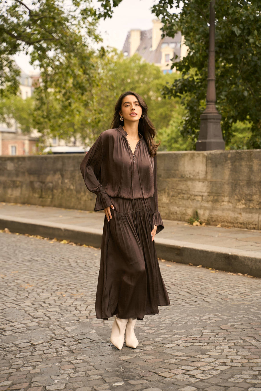 Reese set: blouse & flowing skirt