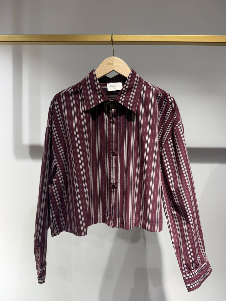 Abby striped cotton shirt