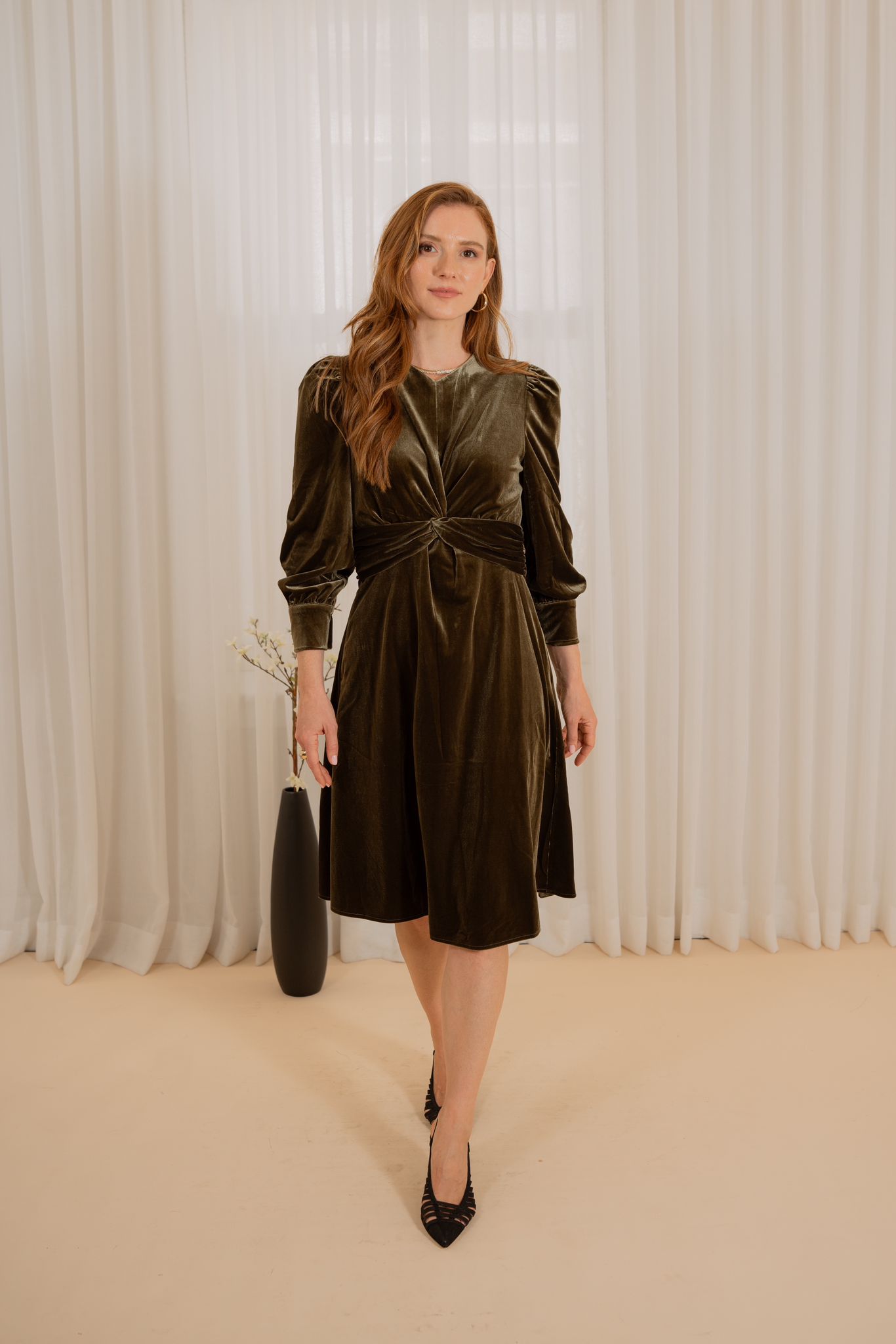 202 olive dress- sewlip