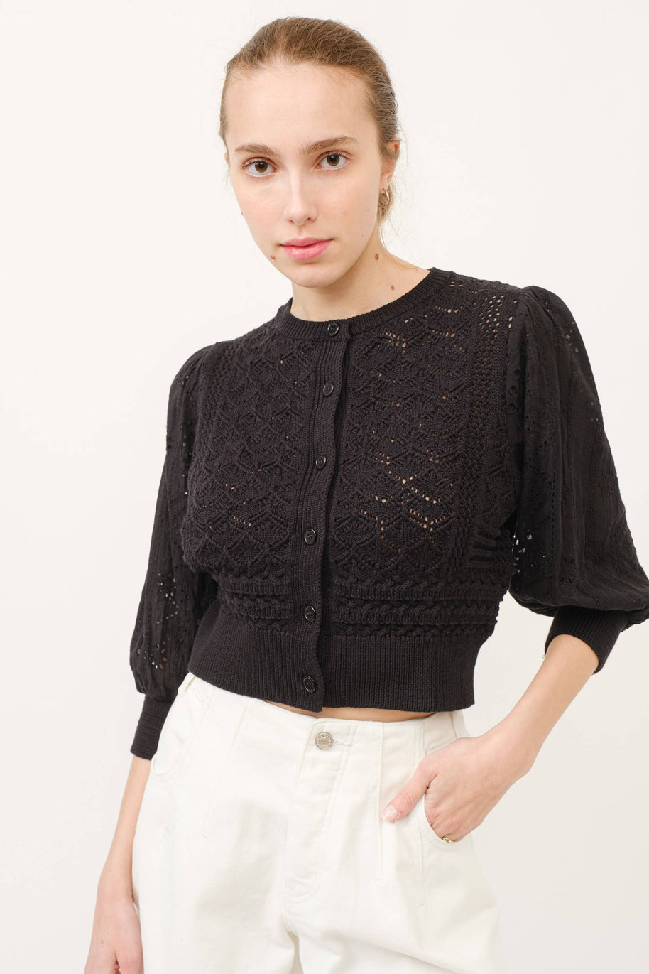 HENDRY 3/4 SLEEVES CARDIGAN ￼