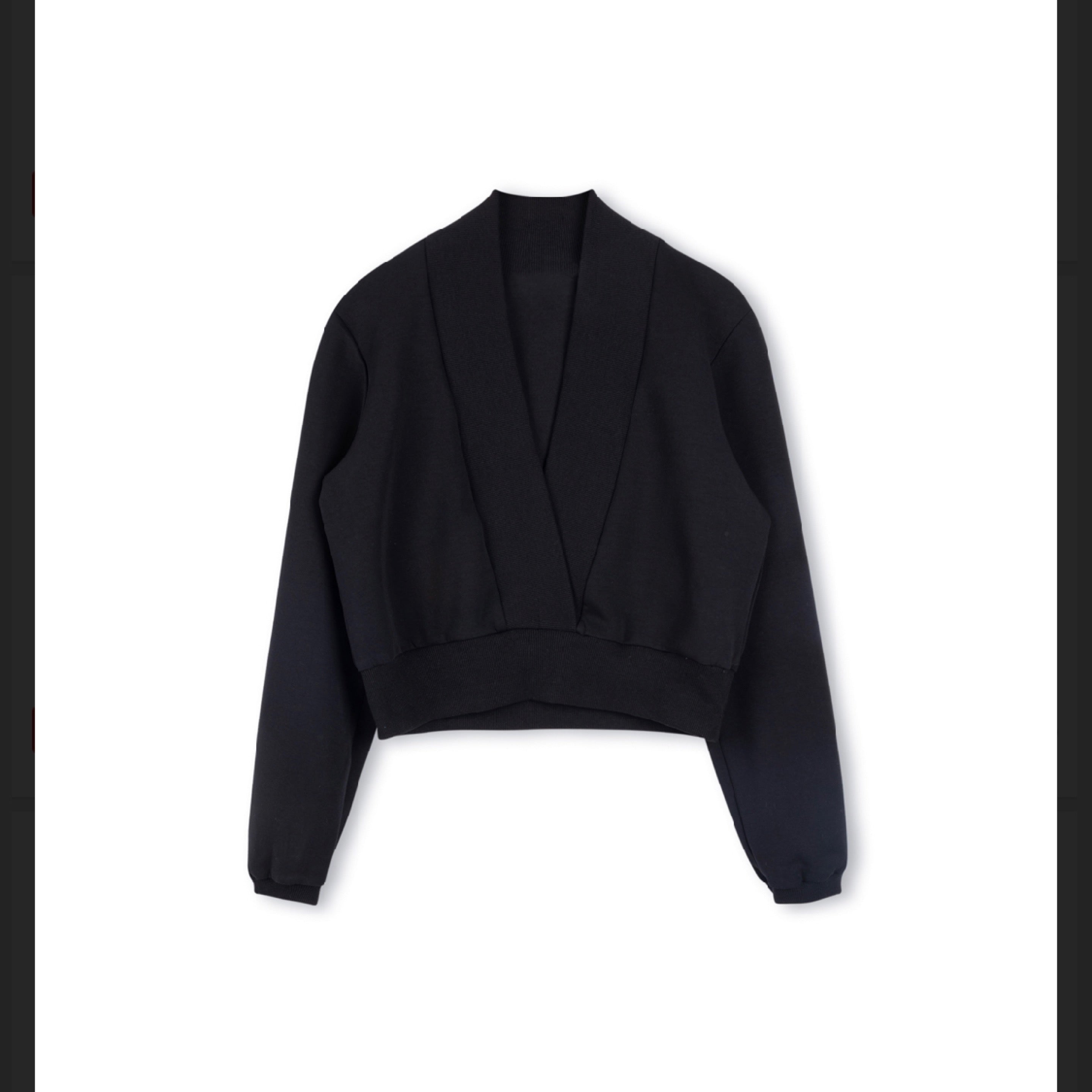 Daisy v-neck ribbed sweater-junee
